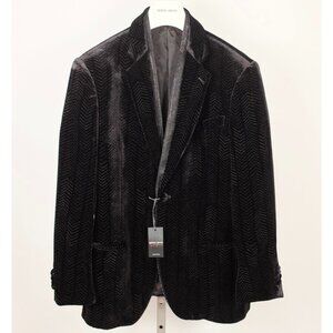 Giorgio Armani Black Label jacket blazer 52 US 42 Special Edition SOHO tuxedo